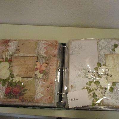 Scrapbook Albums w/Completed Pages
