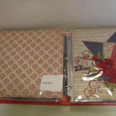 Scrapbook Albums w/Completed Pages