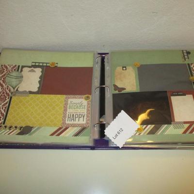 Scrapbook Albums w/Completed Pages