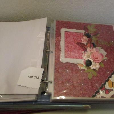 Completed Scrapbook Albums