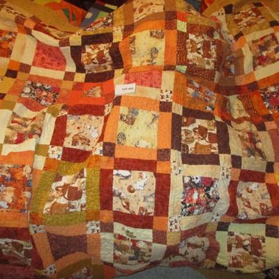 Handmade Quilt-Cats
