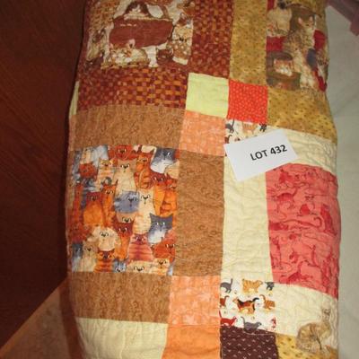 Handmade Quilt-Cats