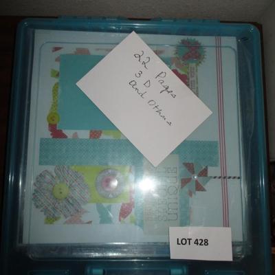 Scrapbook Pages- 3D