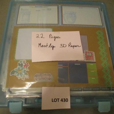 Scrapbook Pages-3D