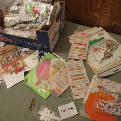 Scrapbook Supplies-- Sticker