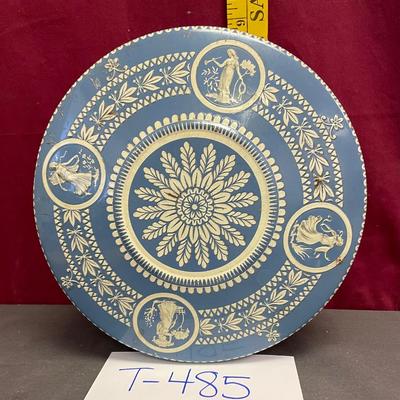 Beautiful blue tin