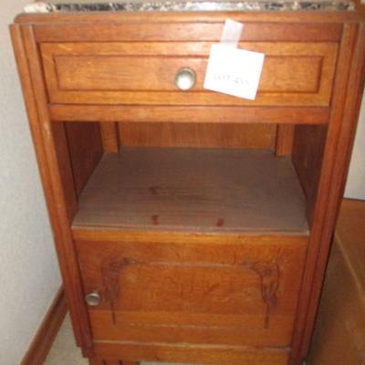 Vintage Small Oak Nightstand