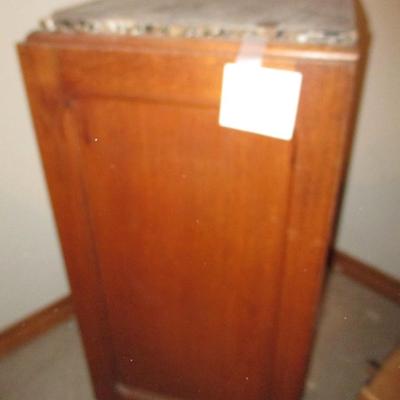 Vintage Small Oak Nightstand