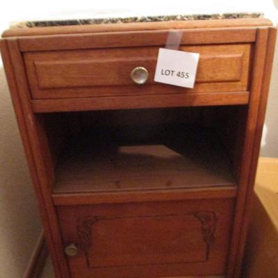 Vintage Small Oak Nightstand