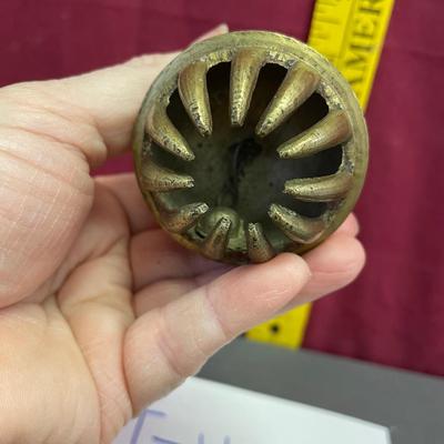 Vintage brass elephant claw bell