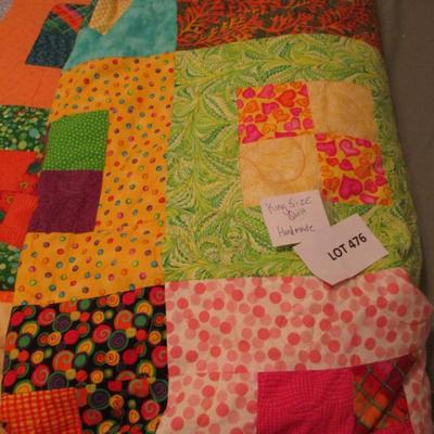 Kingsized Handmade Quilt
