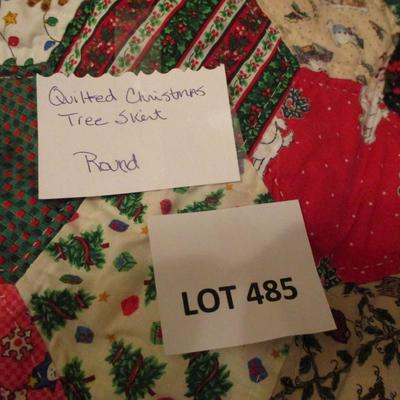 Quilted Christmas Tree Skirt