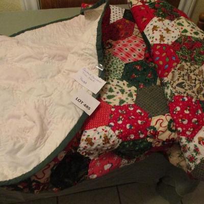 Quilted Christmas Tree Skirt