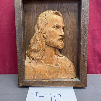 Wood Jesus picture