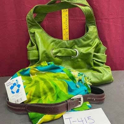 Vintage purse,sarong and belt