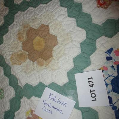 Handmade Quilt- Grandmother's Flowers