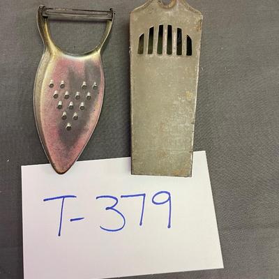 Antique nutmeg grinder and grater