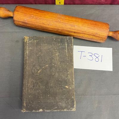 Rolling pin and â€œEveryday cookbook and Family Compendium