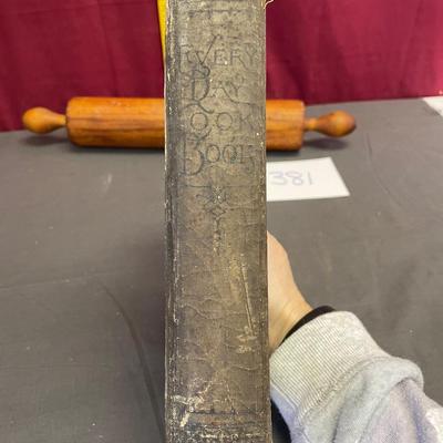 Rolling pin and â€œEveryday cookbook and Family Compendium