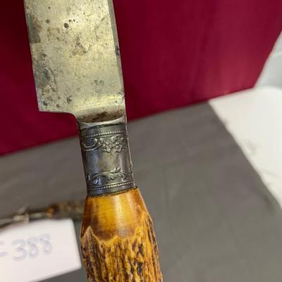 Antler/bone carving set