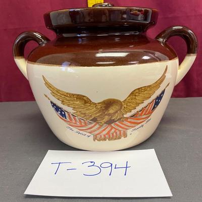McCoy bean pot-National Gallery of art-Spirit of 76 #342
