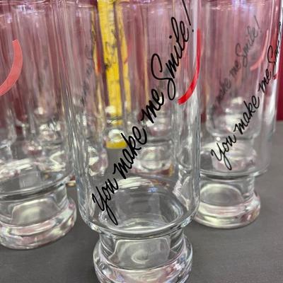 Lot of 12-You make me smile glasses