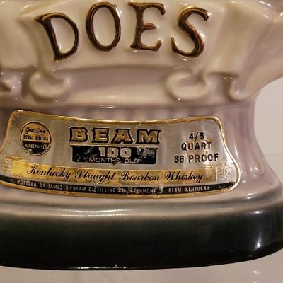 Lot 44: Vintage Jim Beam - Benevolent Patriotic Order of Does - 50 years