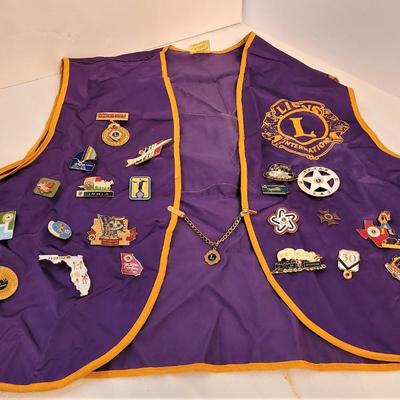 Lot #48  Lioness Vest with Pins