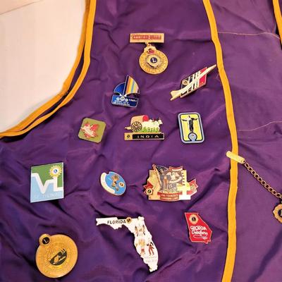 Lot #48  Lioness Vest with Pins