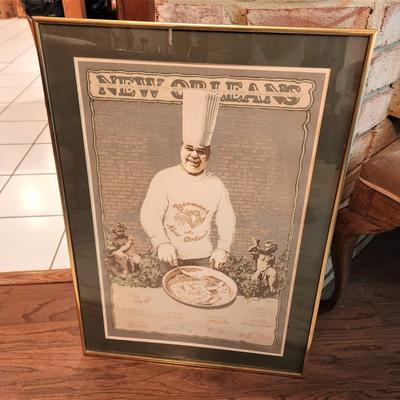 Lot #49  1987 St. Michael's Chefs Cook for Children Poster - original signatures