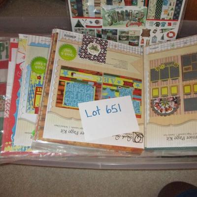 Scrapbook Pages/Kits/Embellishments