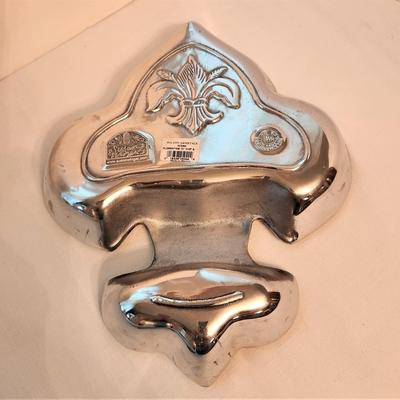 Lot #56  Fleur Di Lis Pewter Dish - Wilton Armentale