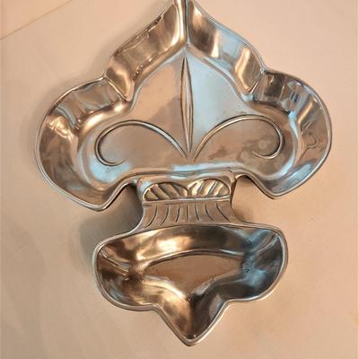 Lot #56  Fleur Di Lis Pewter Dish - Wilton Armentale