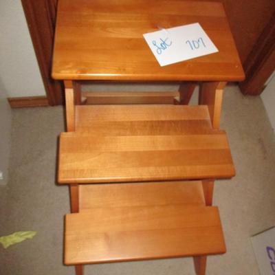 Levenger Maple Library Stool