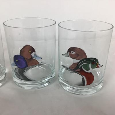 6231 Set of 5 Abercrombie & Fitch Waterfowl Rocks Glasses