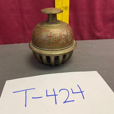 Brass India elephant claw bell