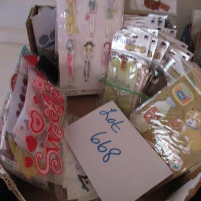 Scrapbook/Crafting-Stickers, Mini Fans