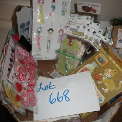 Scrapbook/Crafting-Stickers, Mini Fans