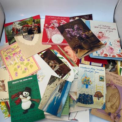 Lot of Retro Greeting, Holiday, Birthday Cards & More
