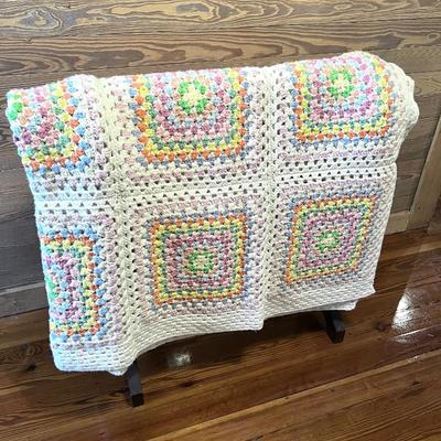 Crochet “Granny Square” Blanket