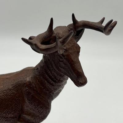 MILL MFG. ~ Pecan Shell & Resin ~ Five (5) Assorted Wildlife Figurines