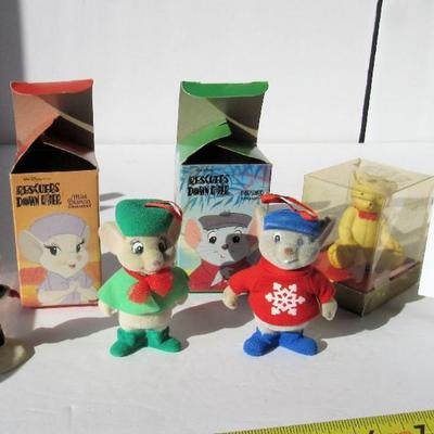 Rescue Down Under Ornaments and Dept 56 Clip on Bear Bisque Ornament