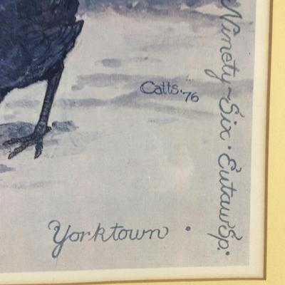 Lol. 6242. Paul Catts 1976 Framed Poster