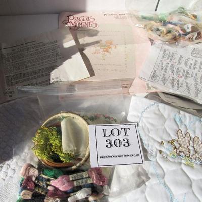 Child's Quilt Embroidery Project, Towel Embroidery Project, Instructions, More