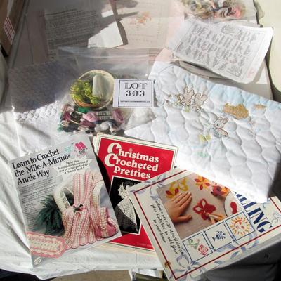 Child's Quilt Embroidery Project, Towel Embroidery Project, Instructions, More