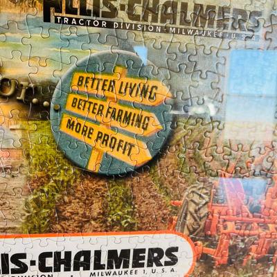 Framed Allis Chalmers Puzzle