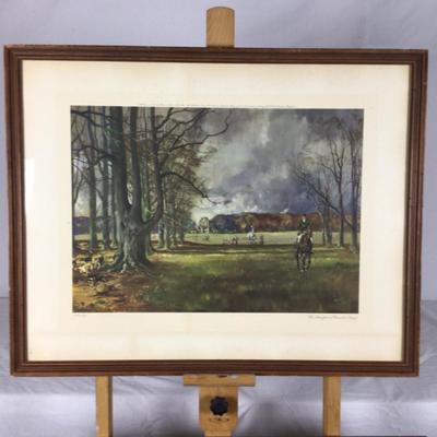 6234 Fox Hunting Framed Prints by Michael Lyne & Alfred Munnings