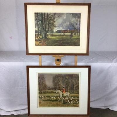 6234 Fox Hunting Framed Prints by Michael Lyne & Alfred Munnings