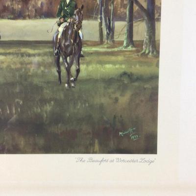 6234 Fox Hunting Framed Prints by Michael Lyne & Alfred Munnings