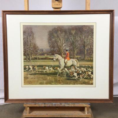 6234 Fox Hunting Framed Prints by Michael Lyne & Alfred Munnings